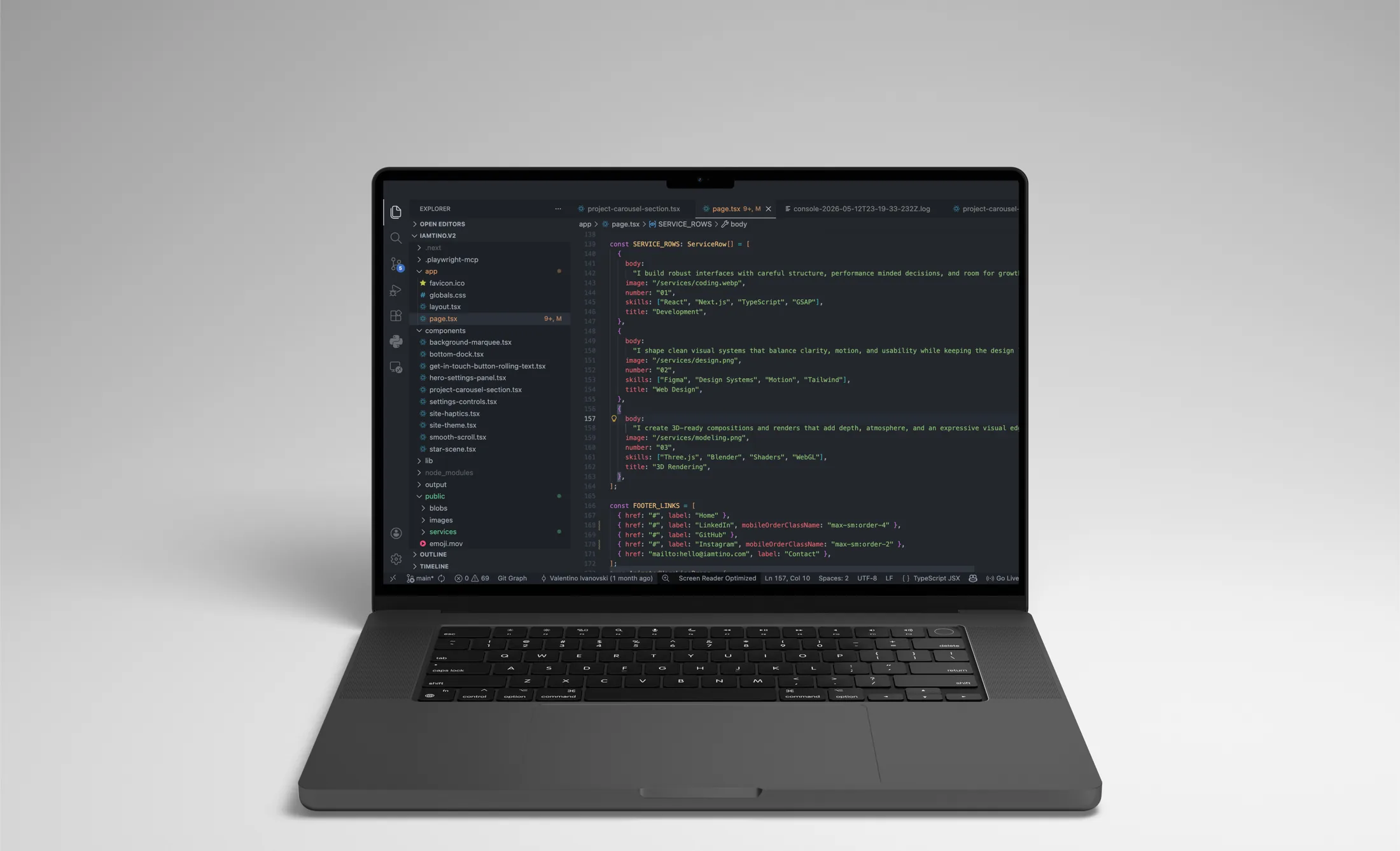 Development service preview